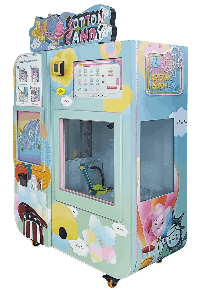 Automatic cotton candy Vending machine