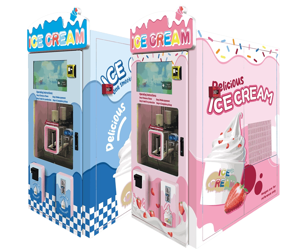 Automatic ice cream vending machine