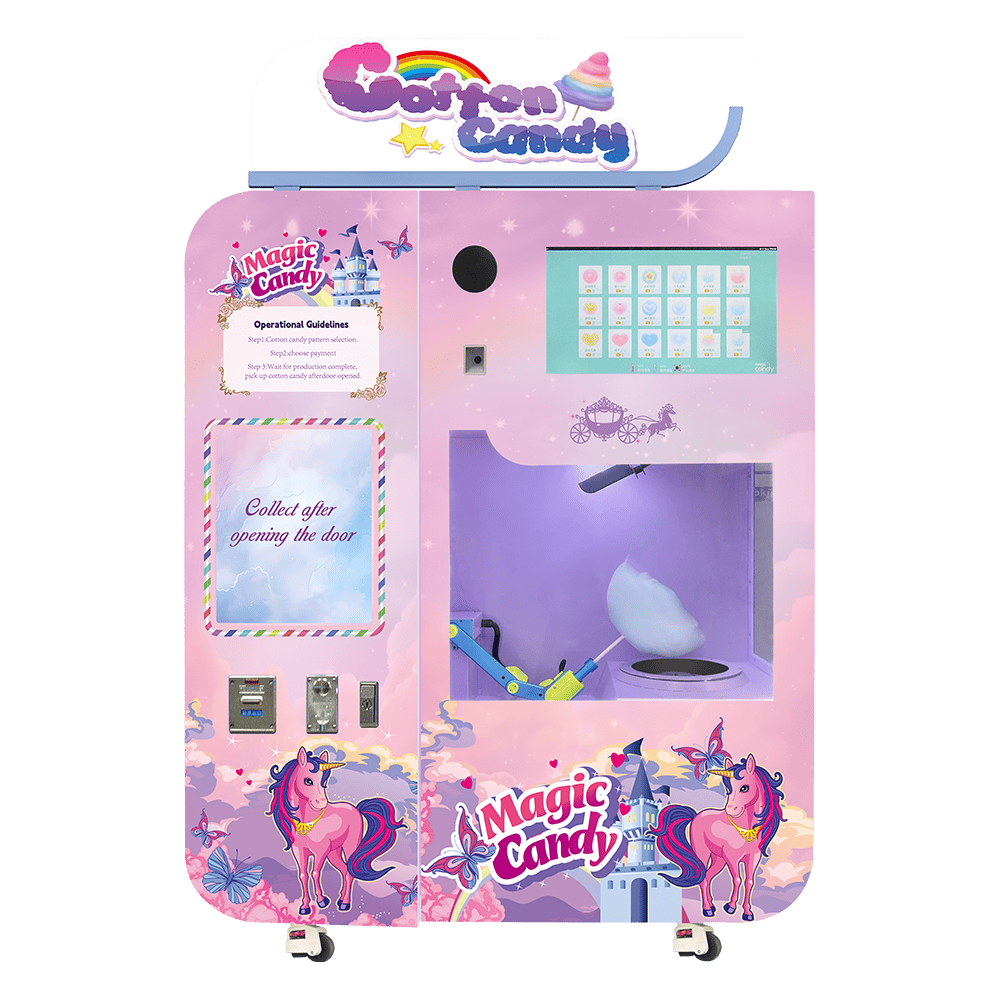 automatic cotton candy making machine