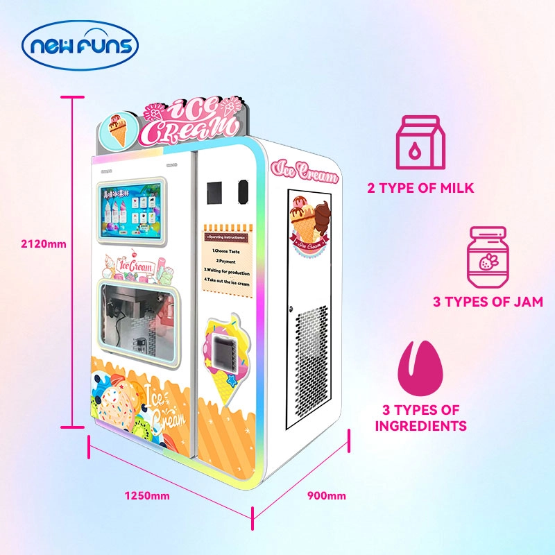 NewFuns - automatic ice cream vending machine prices