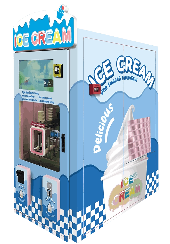 Automatic ice cream vending machine