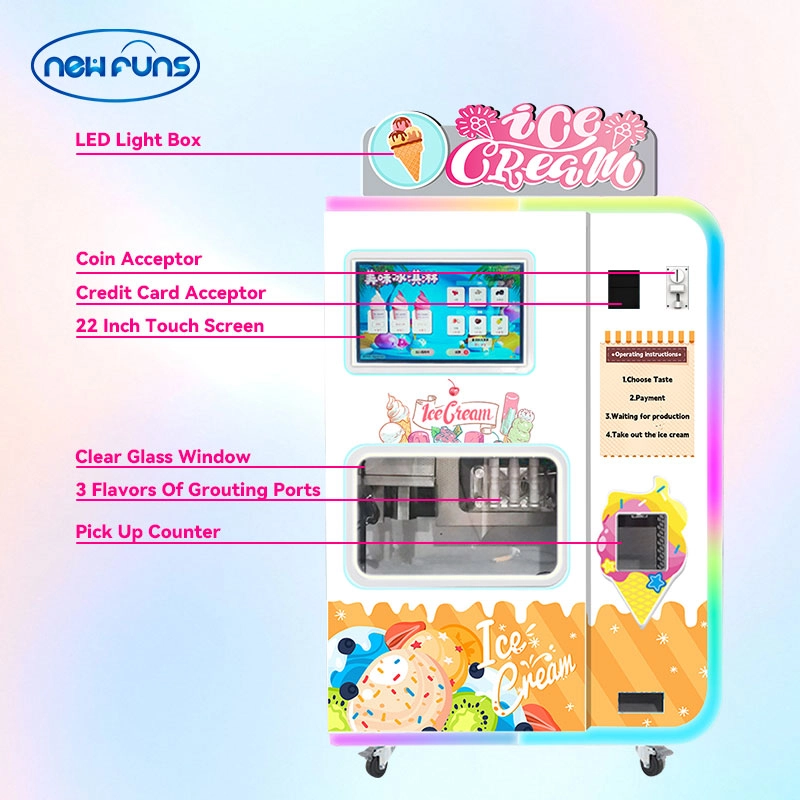 NewFuns - ice cream robot vending machine