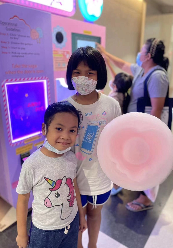 NewFuns - cotton-candy-making-vending-machine NewFuns - cotton candy making vending machine