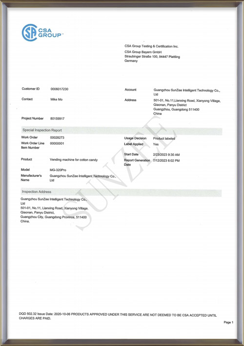 MG-330pro Report