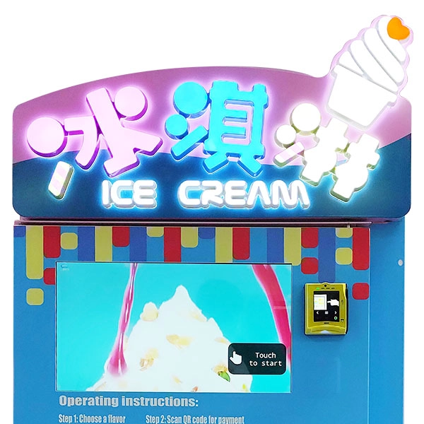 The Led Light Box ice cream vending machine for sale