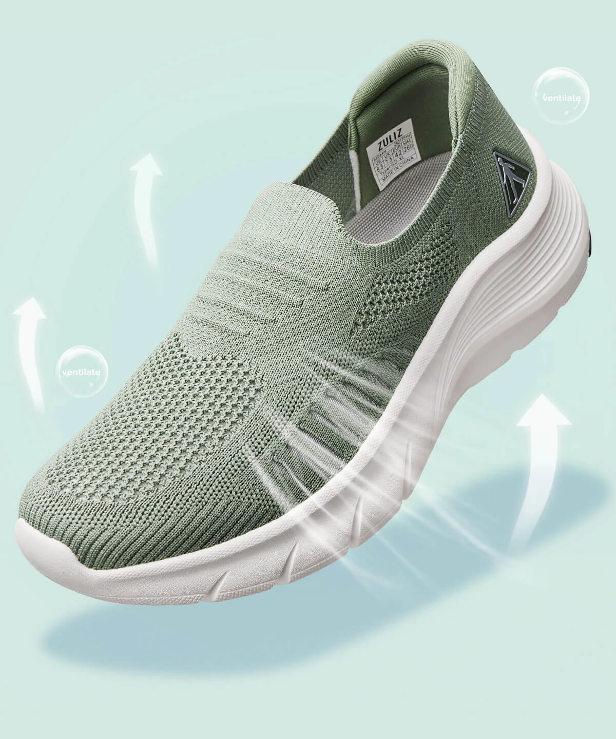 ZULIZ dad shoes breathable upper
