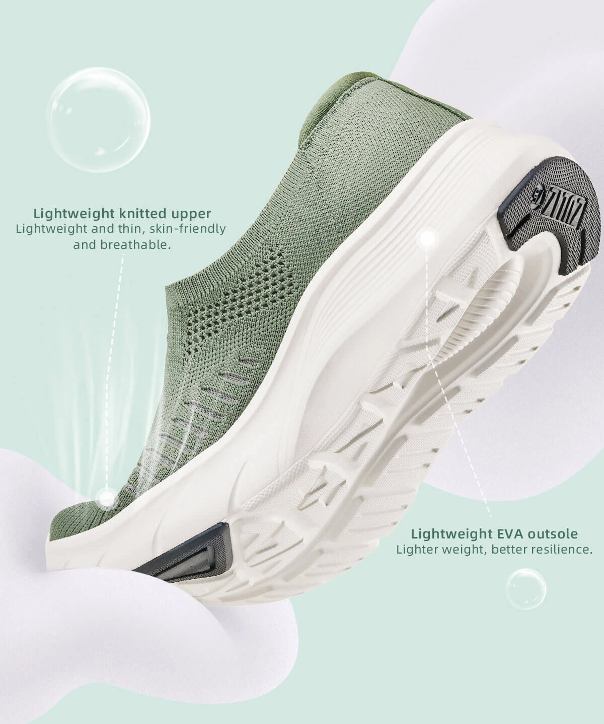 ZULIZ dad shoes lightweight material