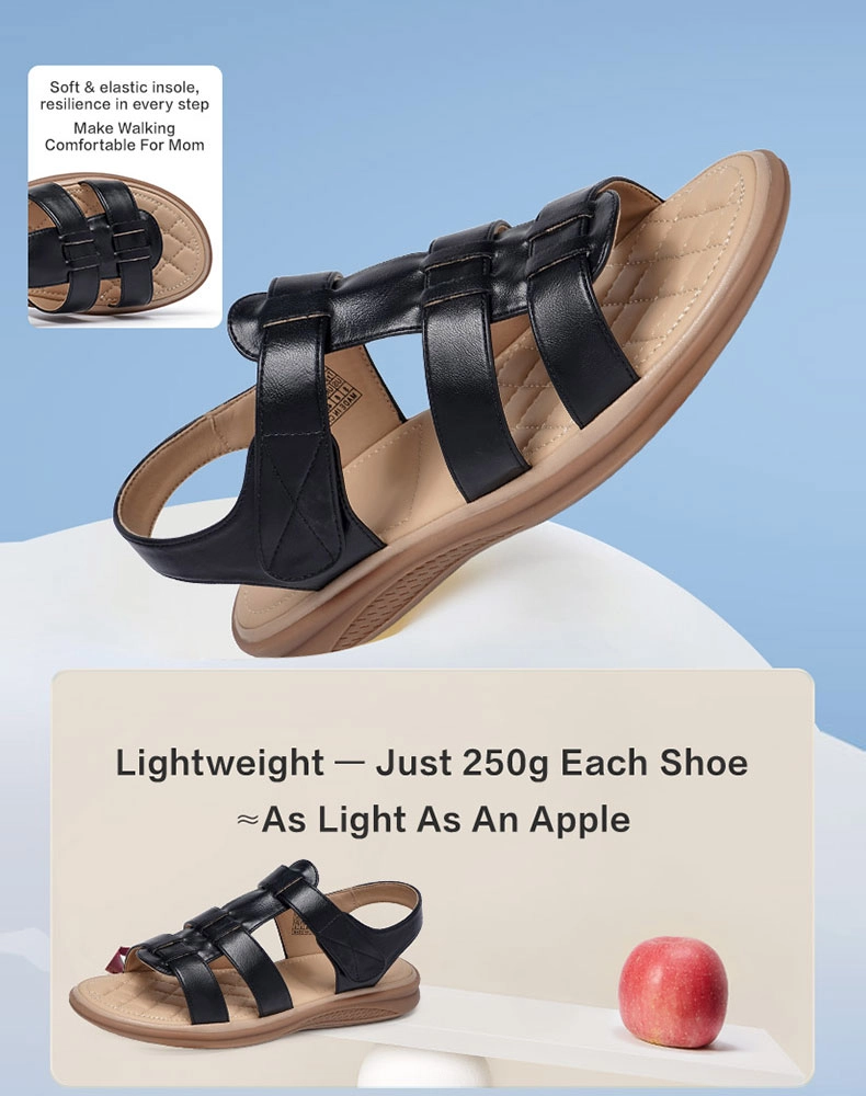 ZULIZ lightweight soft summer sandals