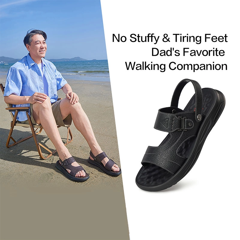 ZULIZ casual beach sandals for senior men