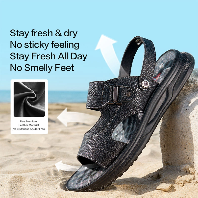 ZULIZ casual beach sandals for senior men