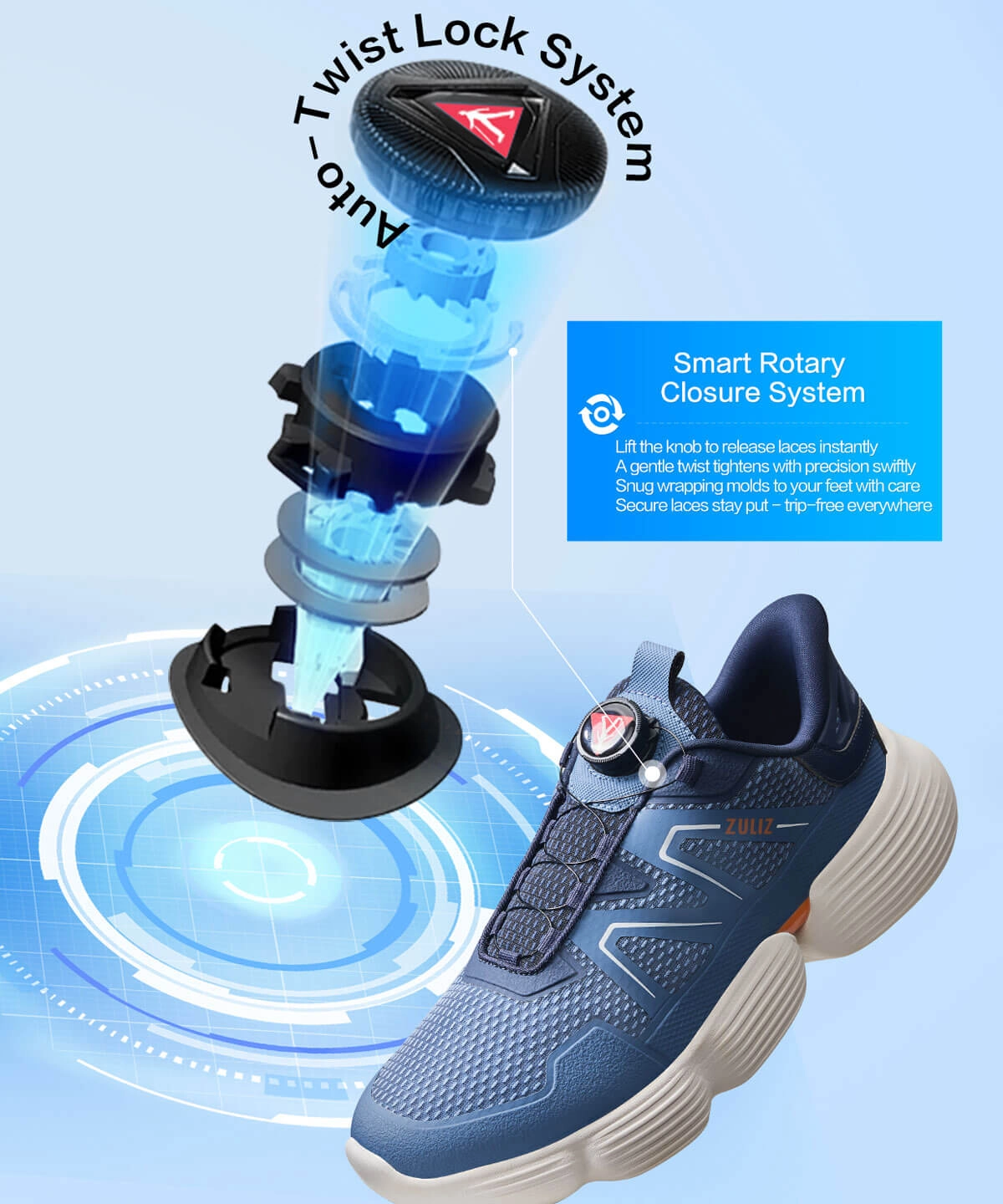 ZULIZ travelling shoes usage instructions