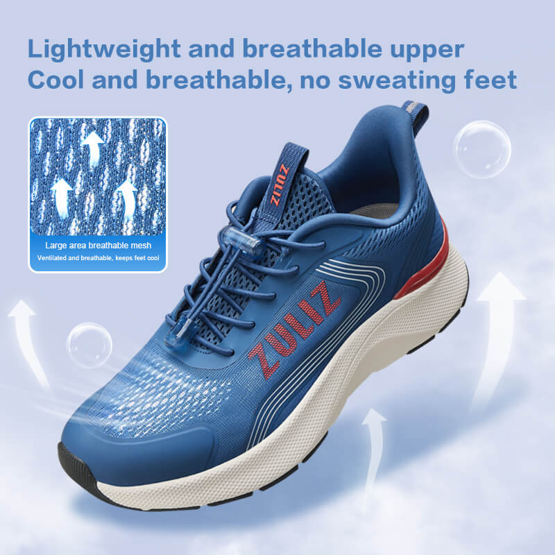 ZULIZ walking shoes upper detail