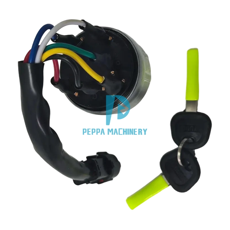 21N4-10400 21N4-10430 R210-7 R215-7 R220-7 Excavator Spare Parts IGNITION SWITCH (2) 21N4-10400 21N4-10430 R210-7 R215-7 R220-7 Excavator Spare Parts IGNITION SWITCH (2)