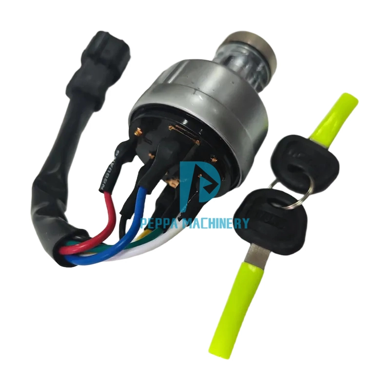 21N4-10400 21N4-10430 R210-7 R215-7 R220-7 Excavator Spare Parts IGNITION SWITCH (4) 21N4-10400 21N4-10430 R210-7 R215-7 R220-7 Excavator Spare Parts IGNITION SWITCH (4)
