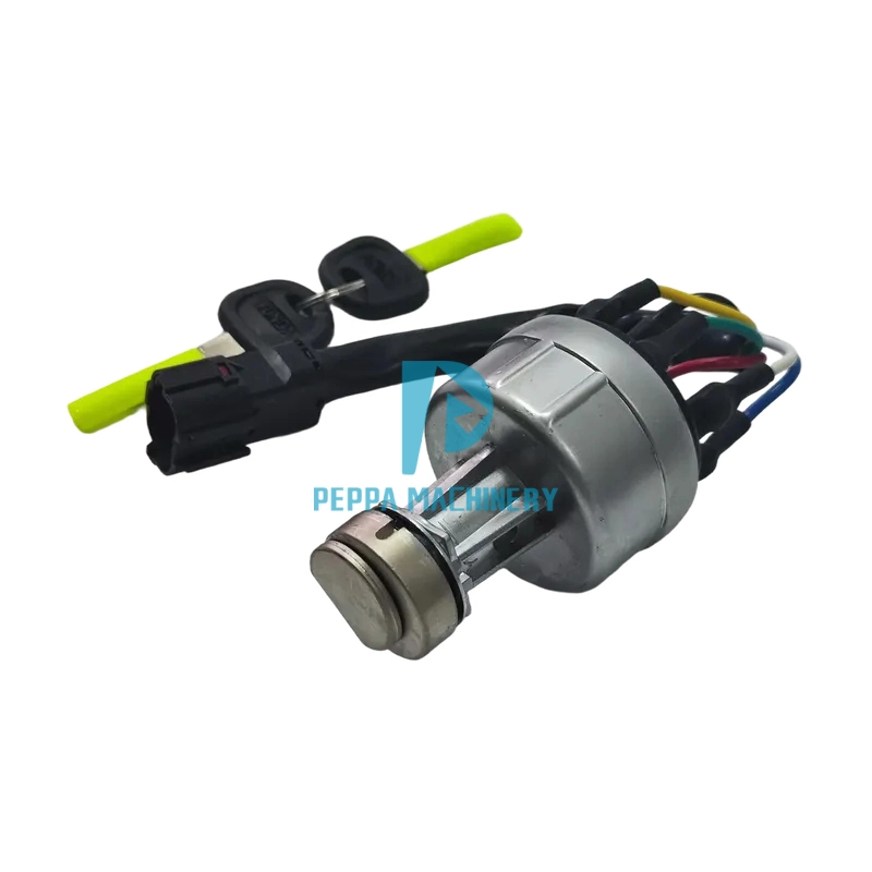 21N4-10400 21N4-10430 R210-7 R215-7 R220-7 Excavator Spare Parts IGNITION SWITCH (6) 21N4-10400 21N4-10430 R210-7 R215-7 R220-7 Excavator Spare Parts IGNITION SWITCH (6)