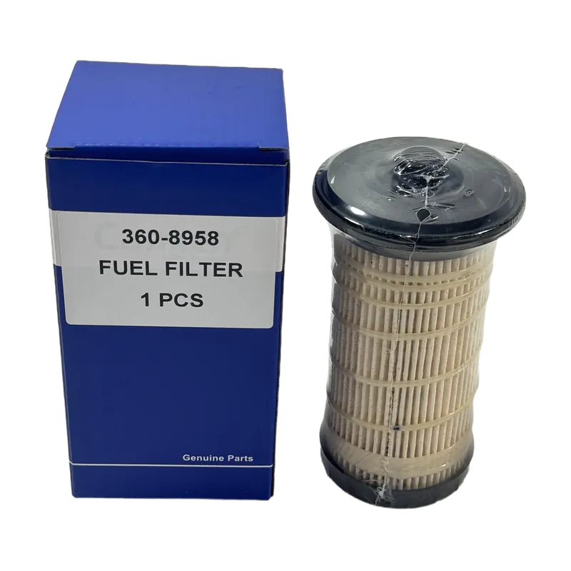 360-8960 Fuel Filter Element for Caterpillar C4.4 & C7.1 Engines  Fits 312D, 320D, 312E, 320E, 326D2, 336D2 Excavators (2)