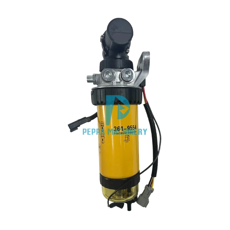 361-9554 349-1063 Water Separator with Fuel Pump for 414E 416E (2) 361-9554 349-1063 Water Separator with Fuel Pump for 414E 416E (2)