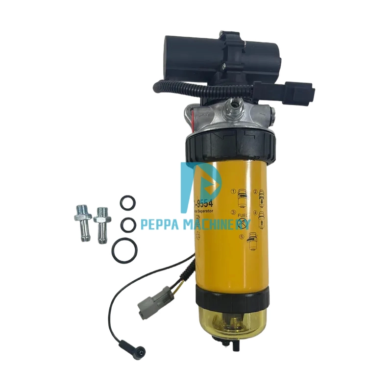 361-9554 349-1063 Water Separator with Fuel Pump for 414E 416E (4) 361-9554 349-1063 Water Separator with Fuel Pump for 414E 416E (4)