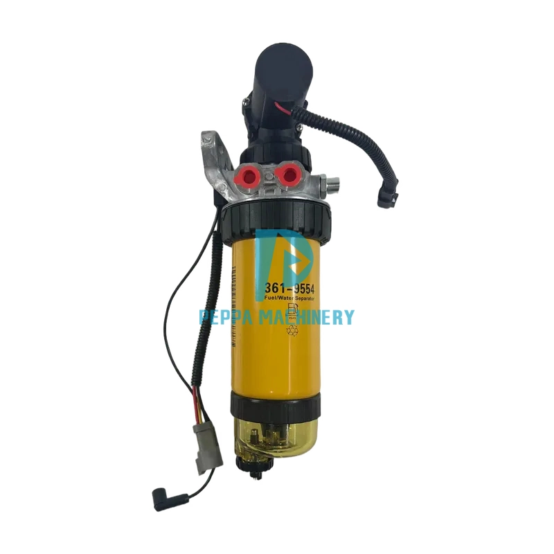 361-9554 349-1063 Water Separator with Fuel Pump for 414E 416E (6) 361-9554 349-1063 Water Separator with Fuel Pump for 414E 416E (6)