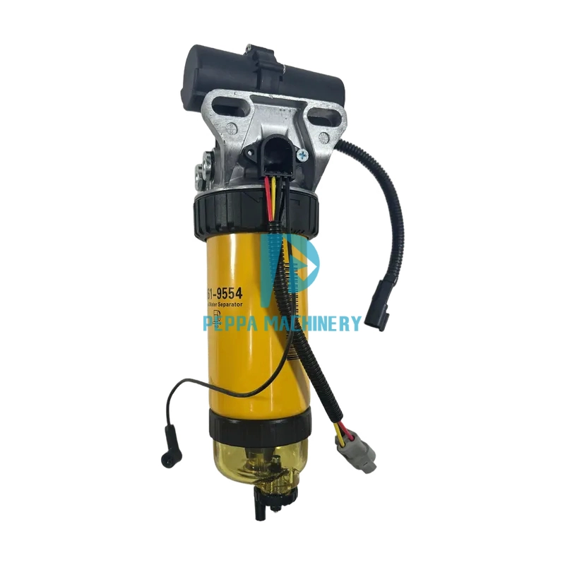 361-9554 349-1063 Water Separator with Fuel Pump for 414E 416E (8) 361-9554 349-1063 Water Separator with Fuel Pump for 414E 416E (8)