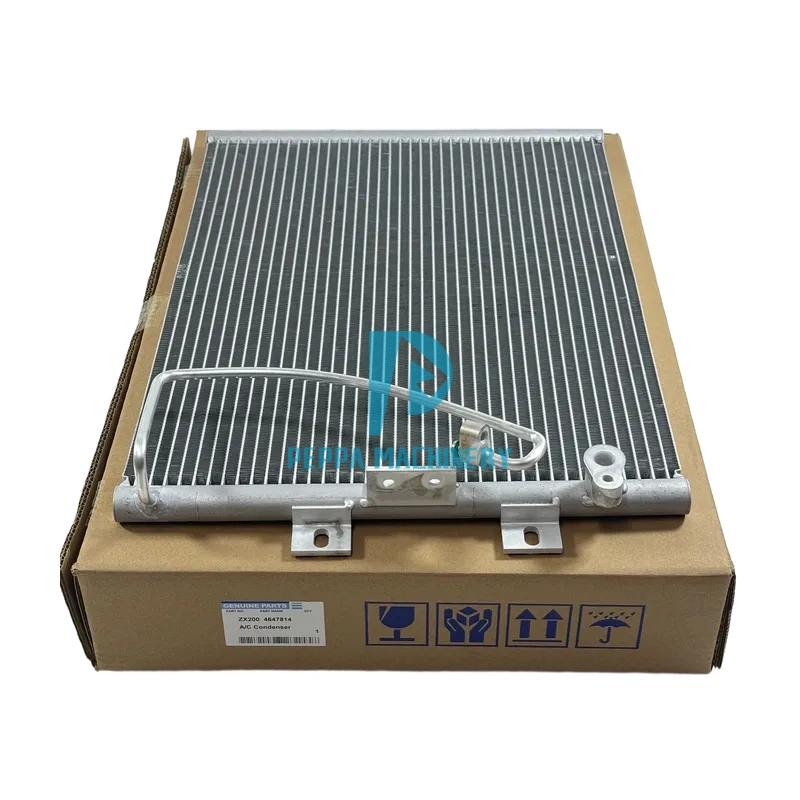 Excavator Air Conditioning Condenser 4647814 for Hitachi EX200-3 (5) Excavator Air Conditioning Condenser 4647814 for Hitachi EX200-3 (5)