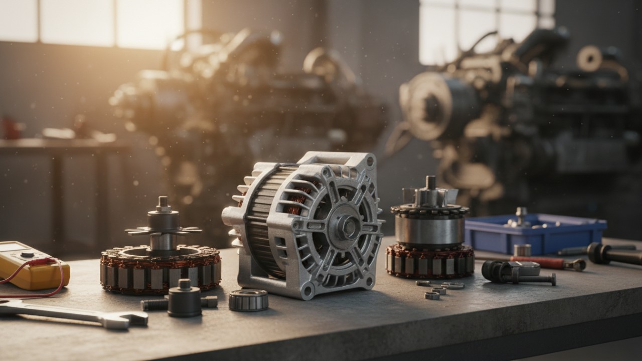 excavator alternator