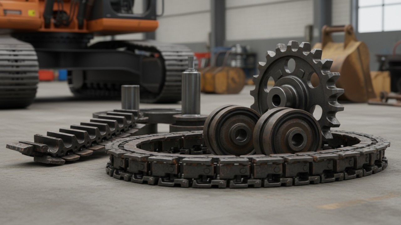 excavator undercarriage components