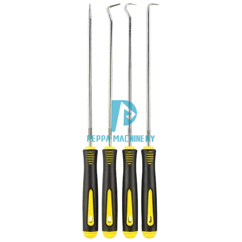 Extra Long Pick and Hook Tools Pick Hook Puller O-Ring Seal Remover 4 Pieces Oil Seal Gasket Screwdrivers Set Extra Long Pick and Hook Tools Pick Hook Puller O-Ring Seal Remover 4 Pieces Oil Seal Gasket Screwdrivers Set
