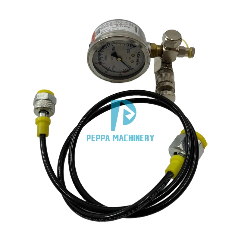 Hydraulic Breaker Hammer with Nitrogen for Test Gauge Nitrogen Gas Charging Kits for Construction Machinery Parts (3) Hydraulic Breaker Hammer with Nitrogen for Test Gauge Nitrogen Gas Charging Kits for Construction Machinery Parts (3)