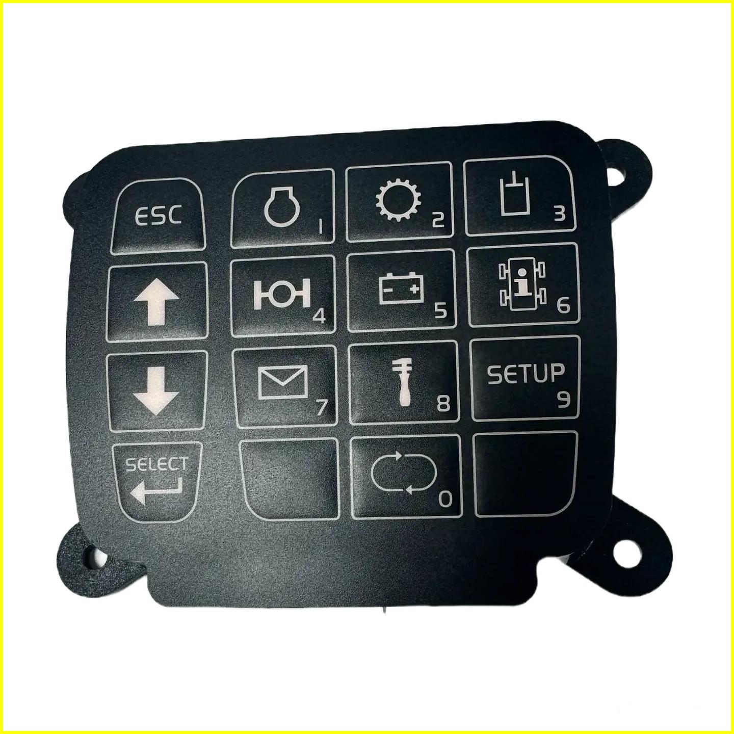 L105 L110 L120 L150 L180 L220F L220 L350 L45 L50 L60 L70 L90 Wheel Loader Parts Switch Panel Keyboard 15119187 (1)