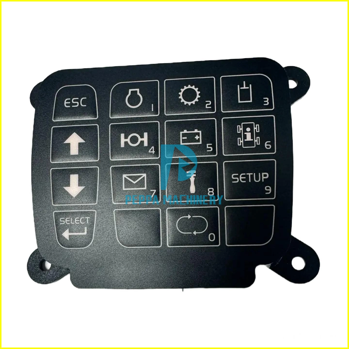 L105 L110 L120 L150 L180 L220F L220 L350 L45 L50 L60 L70 L90 Wheel Loader Parts Switch Panel Keyboard 15119187 (1)