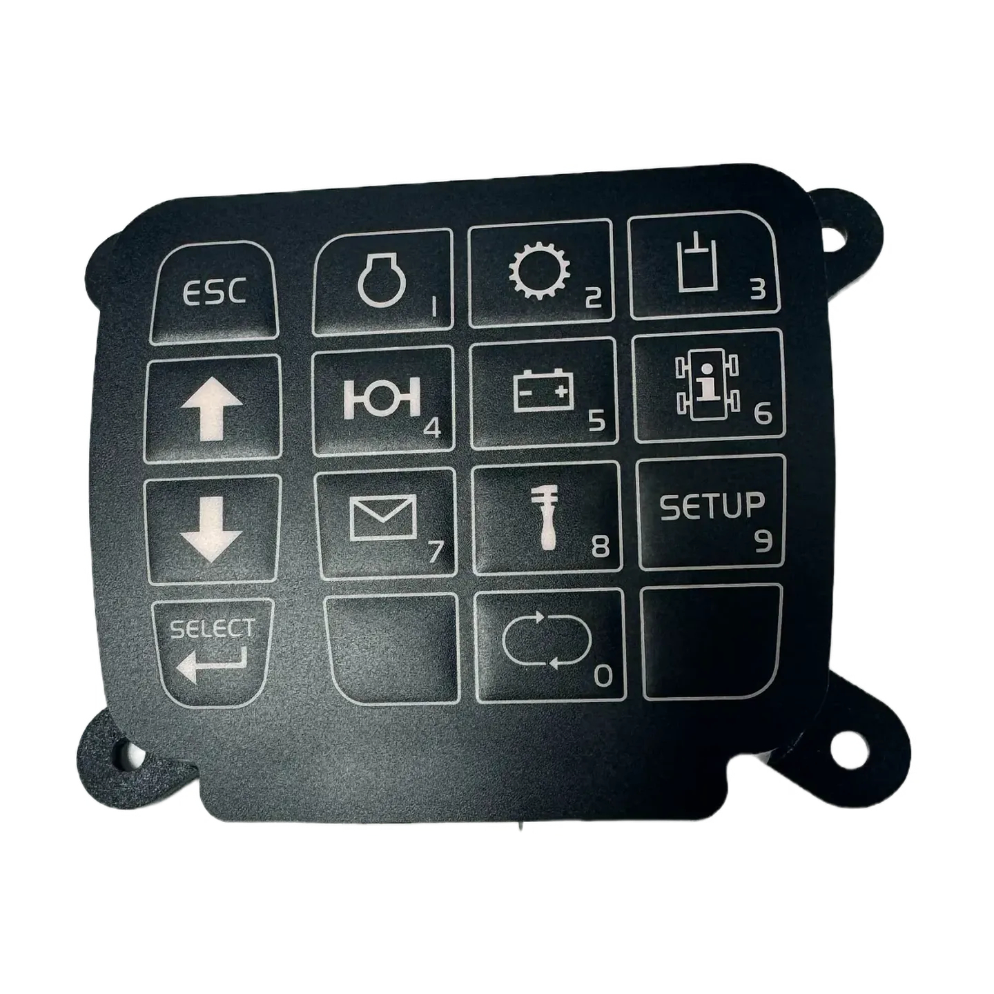 L105 L110 L120 L150 L180 L220F L220 L350 L45 L50 L60 L70 L90 Wheel Loader Parts Switch Panel Keyboard 15119187 (1)