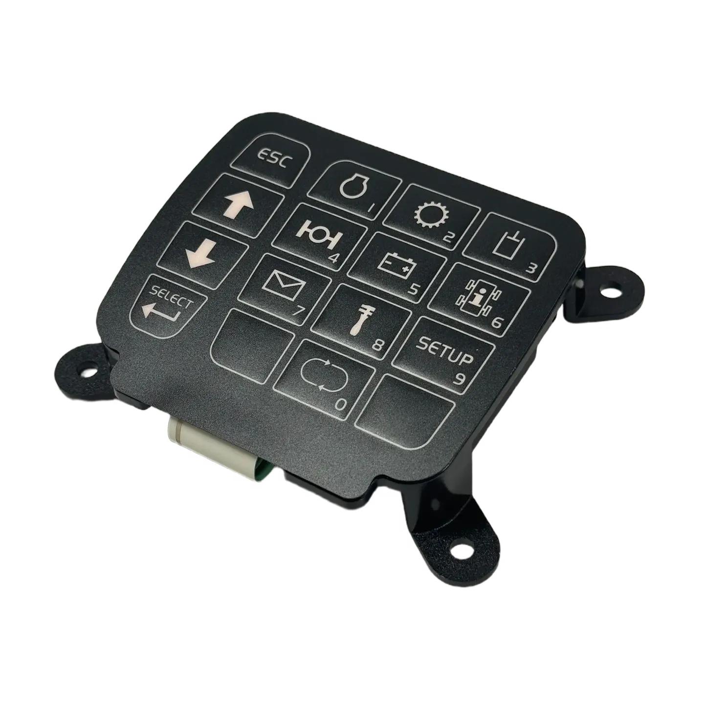 L105 L110 L120 L150 L180 L220F L220 L350 L45 L50 L60 L70 L90 Wheel Loader Parts Switch Panel Keyboard 15119187 (2)