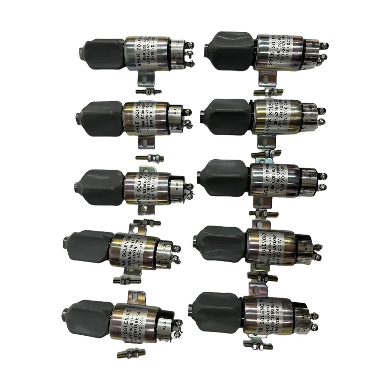 S6K 6D34Flameout solenoid valve (5)