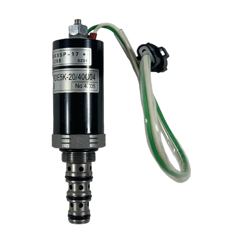 Solenoid Valve SKX5P-17-209 KDRDE5K-20 40C04-109 KDRDE5K-2040C04-109 for Excavator EC160 EC200 EC210 EC290 EC360 EC210B EC290B (2)
