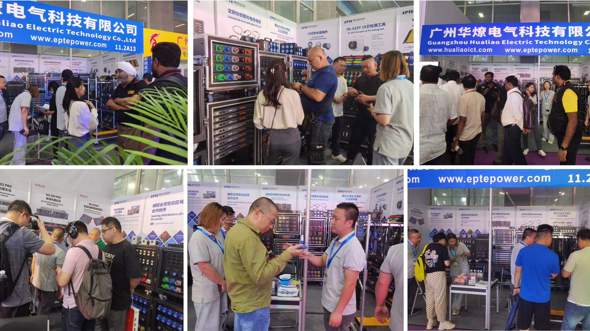 2024-Guangzhou-Prolight+sound-took-a-group-photo-with-Indian-customers-(3)1