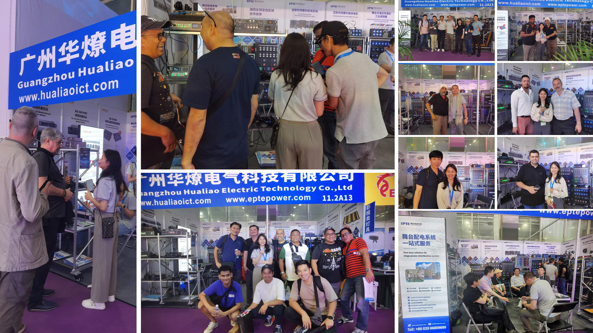 2024-Guangzhou-Prolight+sound-took-photos-with-customers-from-India,-South-Korea,-France,-etc.