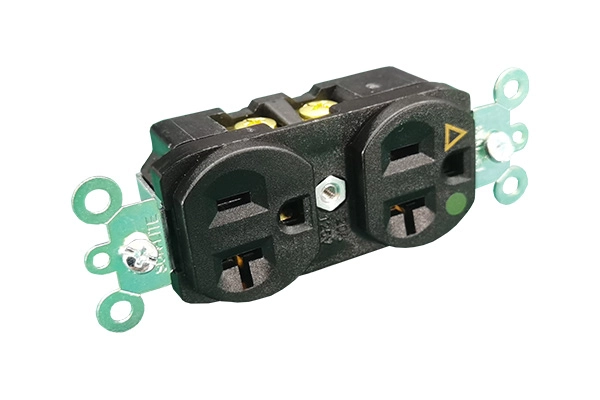 Edison Socket Medical-Grade 20A125V Black (2)