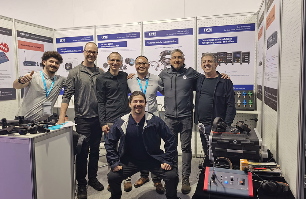 2024 German Prolight+sound took a group photo with X4 customers