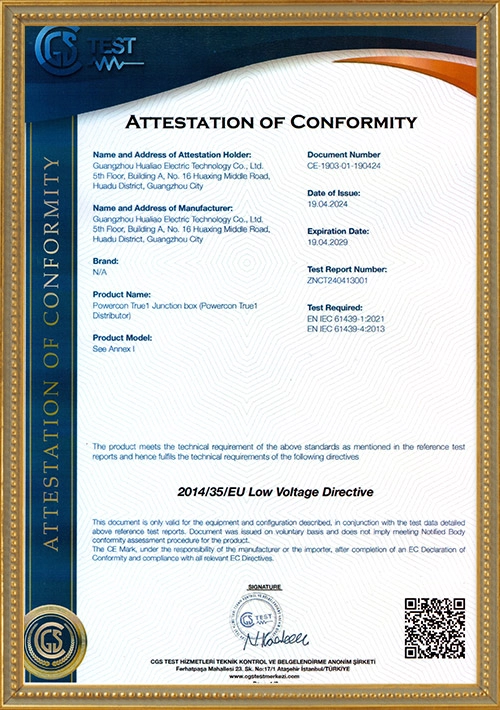 GS certification (2CH-J, 3CH-J, 4CH-J, 6CH-J, 7CH)