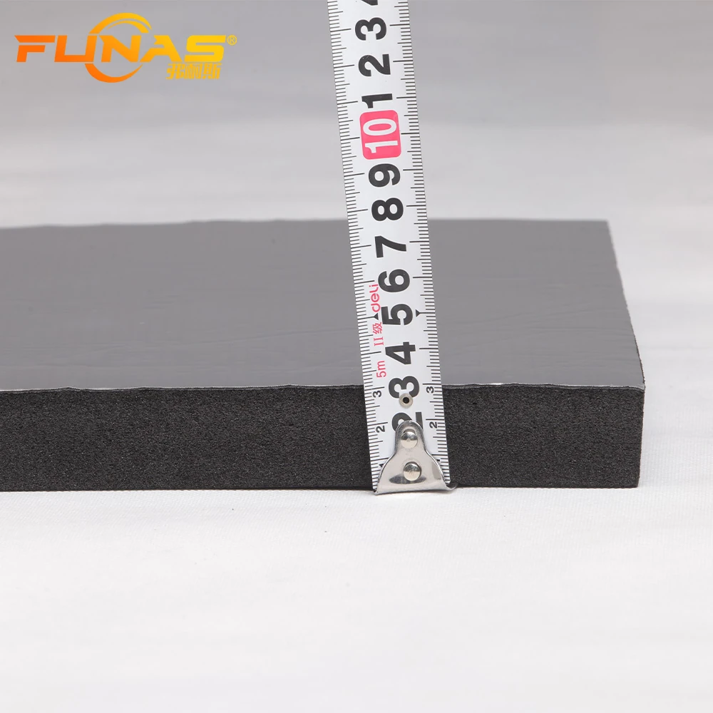 FUNAS rubber foam insulation sheet thickness measurement - FUNAS