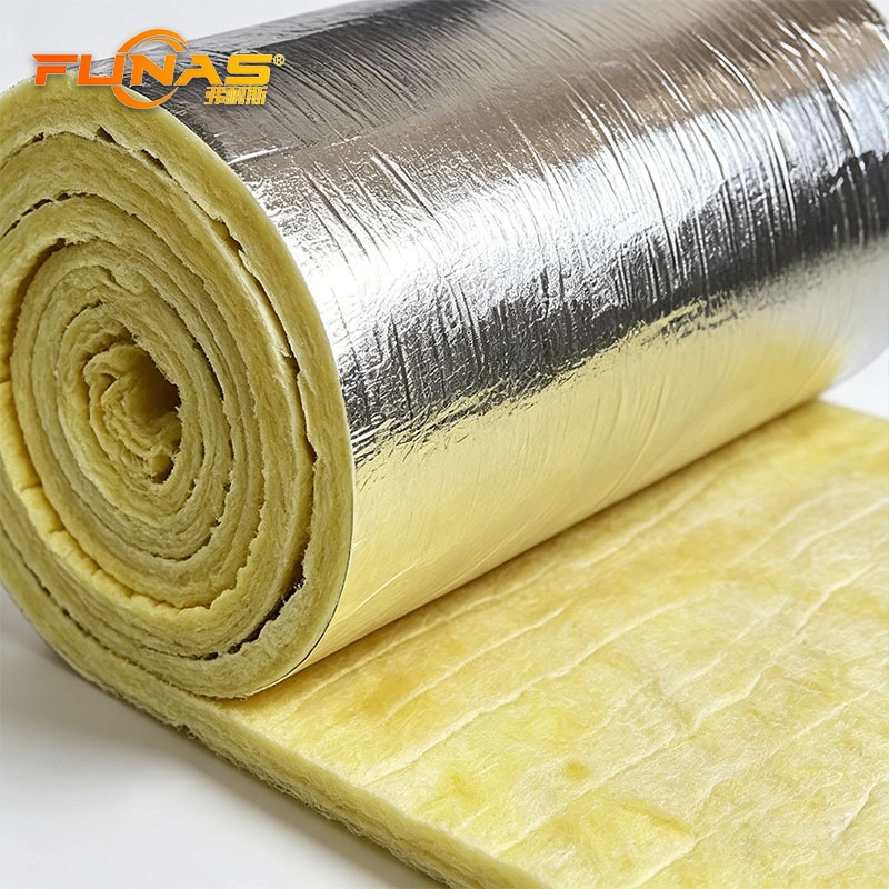 foil faced glass wool insulation roll - FUNAS