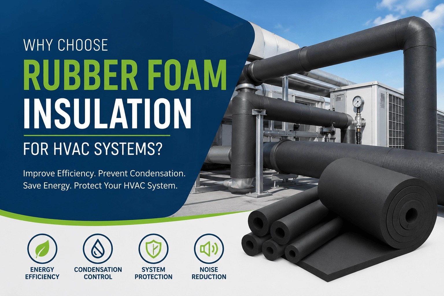 How to Choose Rubber Foam Insulation for HVAC Ducts and Pipes - FUNAS
