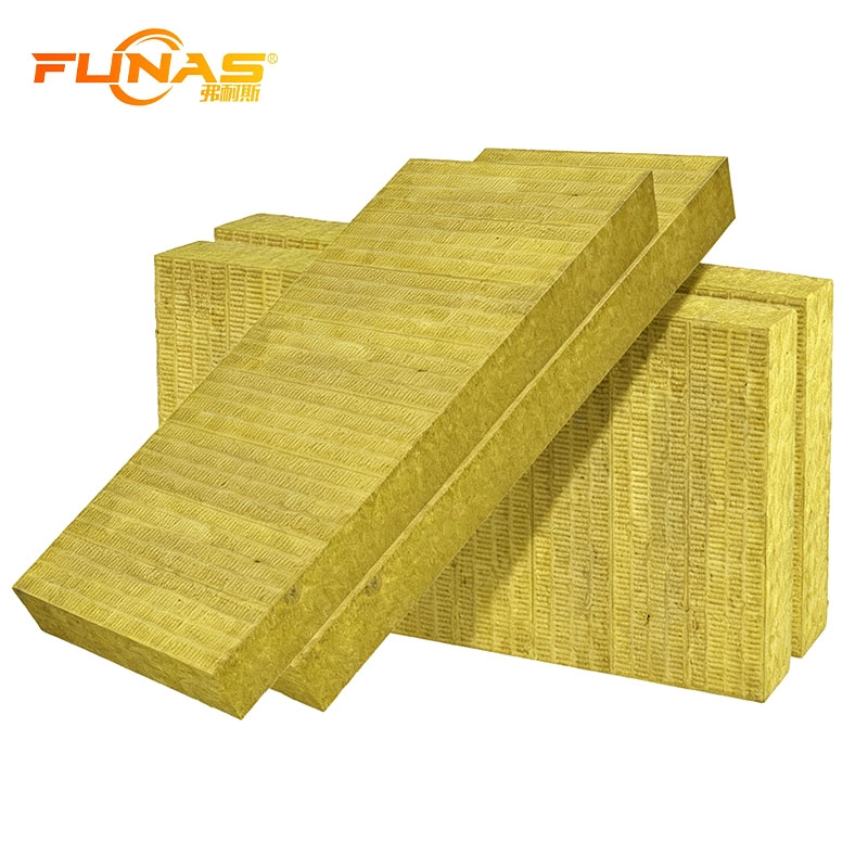 Rock wool insulation boards for thermal insulation, fire protection and acoustic control - FUNAS