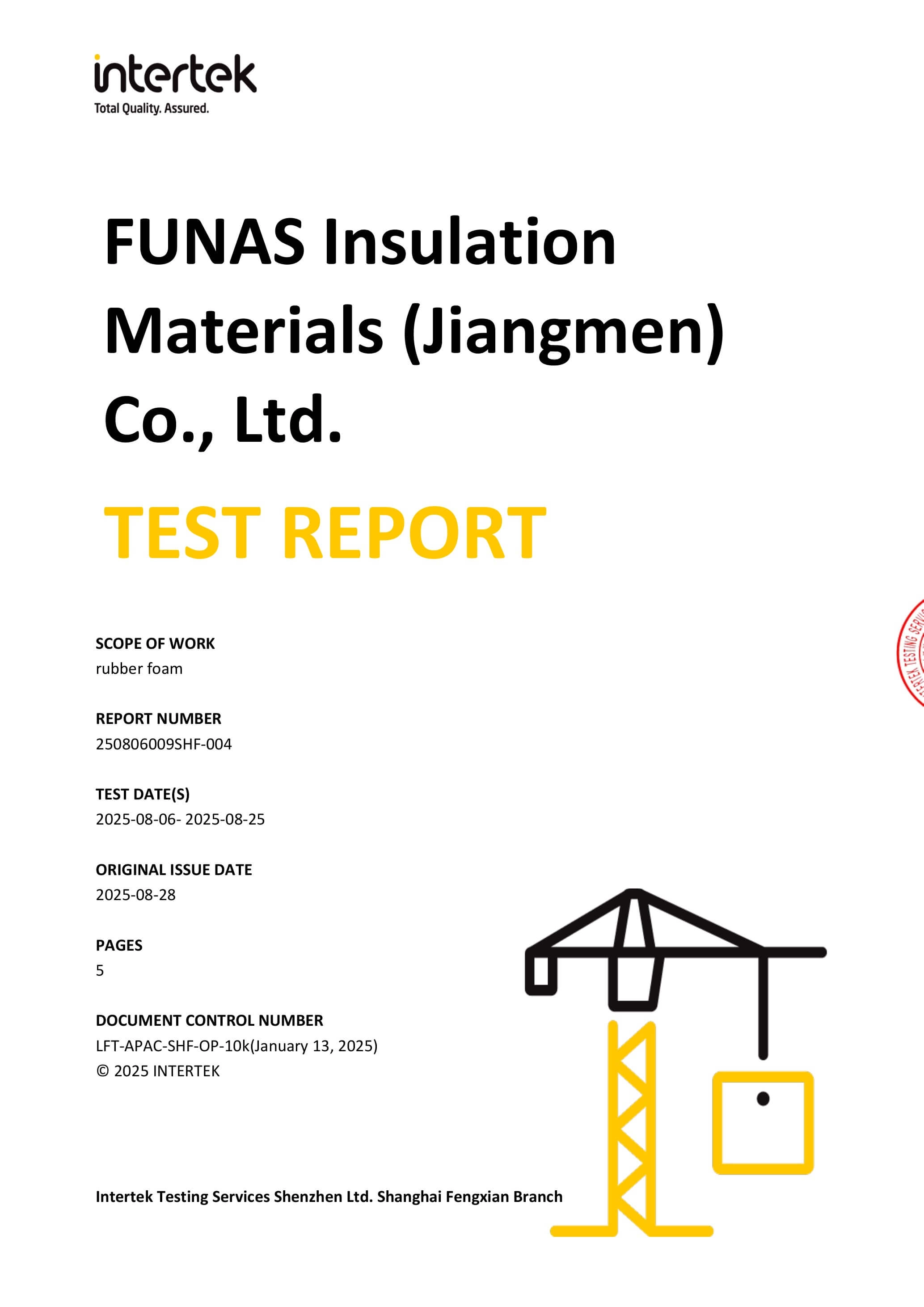 rubber-foam-astm-c518-test-report-2025 - FUNAS