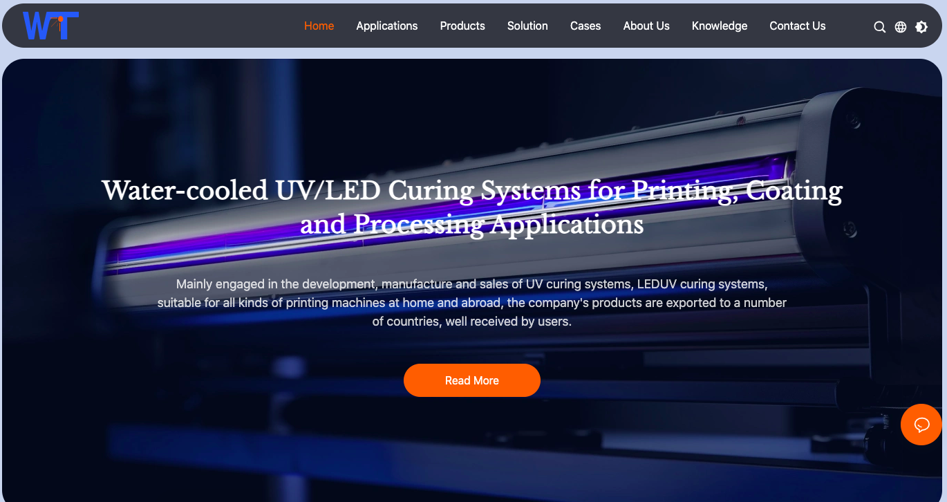 WT UV Curing Equipment Manufacturer