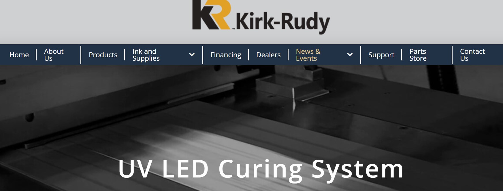 Krik-Rudy uv led curing system  manufacturer