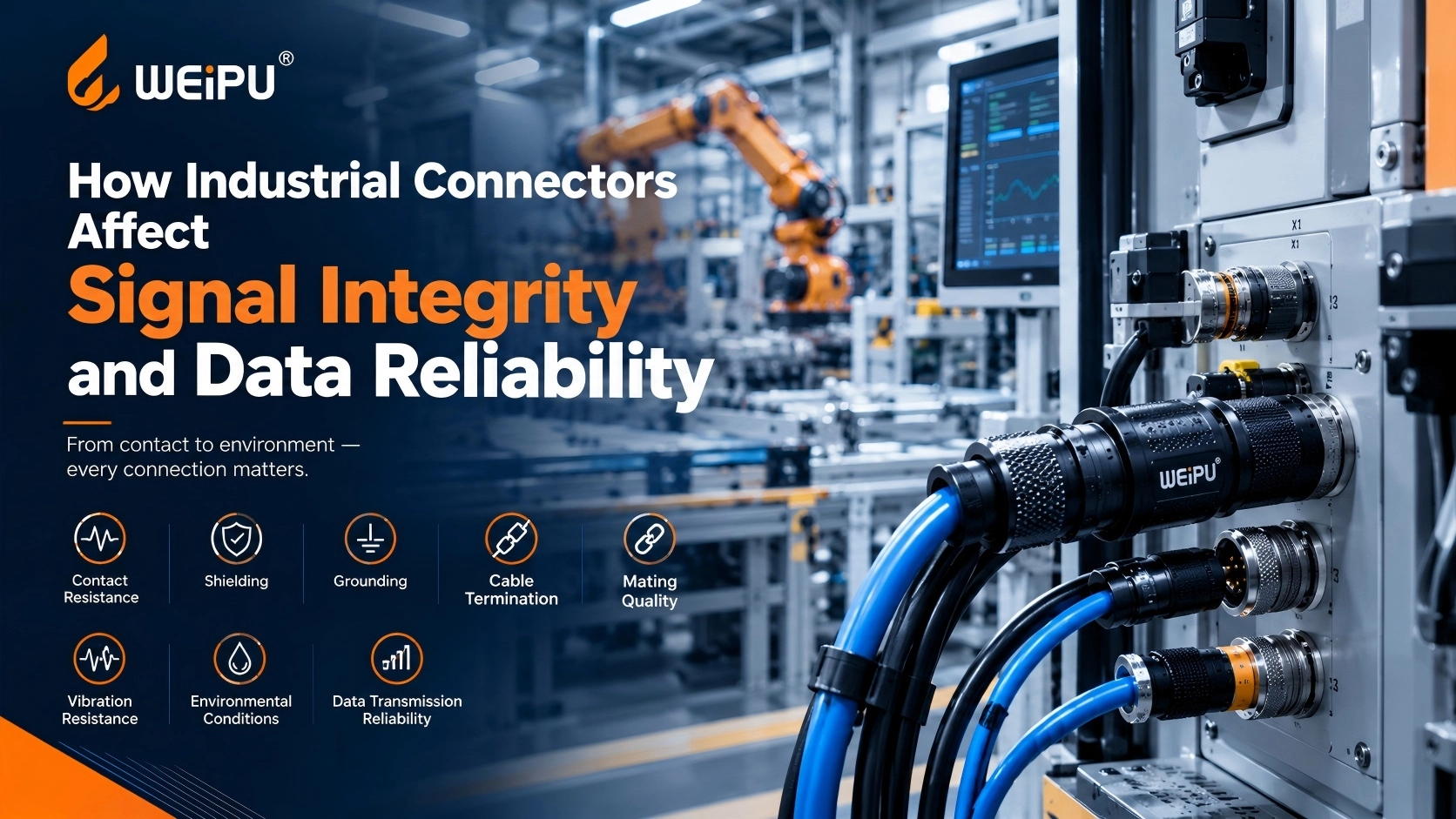 How Industrial Connectors Affect Signal Integrity and Data Reliability - WEIPU