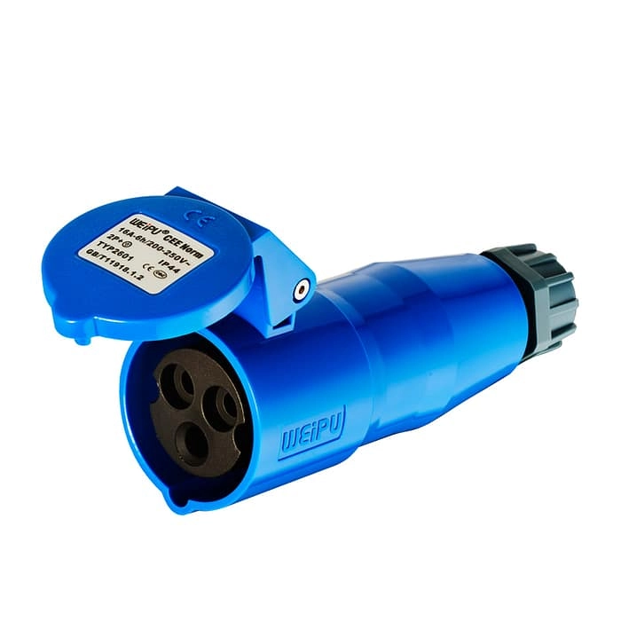 16A 3PIN Clamping cable fix TYP2601-IP44 1 - WEIPU