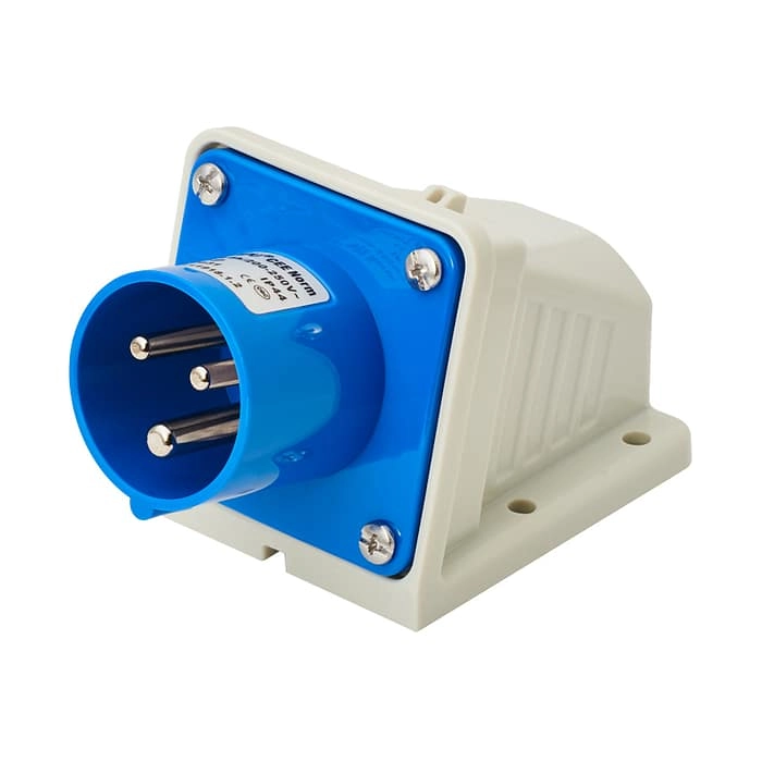 16A 3PIN Wall Mount Inlet TYP631-IP44 1 - WEIPU